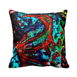 "Fish Tail" JTG Art Pillow - Decorative Pillows
