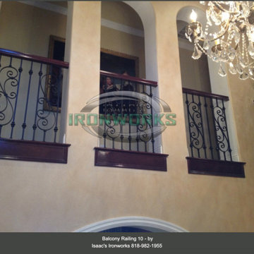 Balcony Railings (Juliet Balcony) Custom Made by Isaac's Ironworks