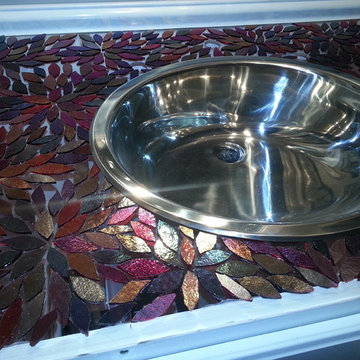 Backlit vanity top