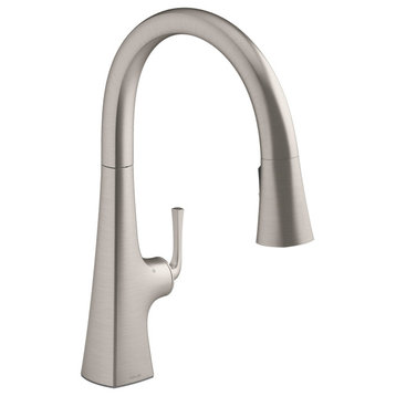Kohler K-22068 Graze Touchless Pull-Down Kitchen Sink Faucet - Vibrant