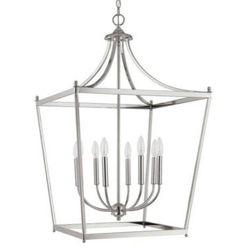 Capital Lighting The Stanton Collection 8 Light Foyer, Polished Nickel