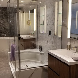 Bathroom renovation by A101 construction - Bathroom Cabinets