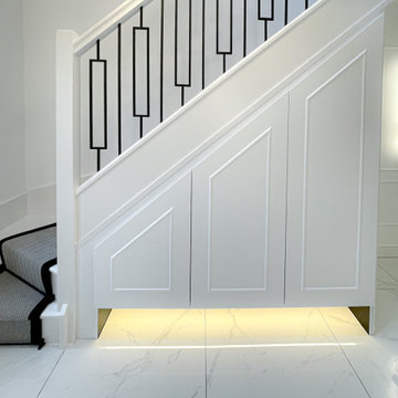 Black & White Luxury Hallway Entrance