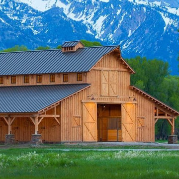 Western United States Horse Barn