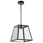 CWI LIGHTING - CWI LIGHTING 9601P12-1-101 1 Light Down Mini Pendant with Black finish - CWI LIGHTING 9601P12-1-101 1 Light Down Mini Pendant with Black finishThis breathtaking 1 Light Down Mini Pendant with Black finish is a beautiful piece from our Alyson Collection. With its sophisticated beauty and stunning details, it is sure to add the perfect touch to your décor.Collection: AlysonCollection: BlackMaterial: Metal (Stainless Steel)Glass: ClearShade Color: ClearShade Material: GlassHanging Method / Wire Length: Comes with 72" of rodsDimension(in): 12(W) x 11(H) x 12(L)Max Height(in): 83Bulb: (1)60W E26 Medium Base(Not Included)CRI: 80Voltage: 120Certification: ETLInstallation Location: DRYOne year warranty against manufacturers defect.