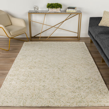 Dalyn Zoe Accent Rug, Lime, 5'x7'6"