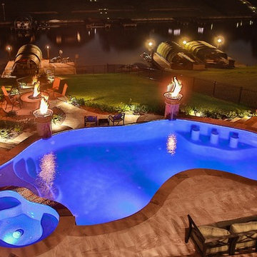 Pool Landscape Grand Harbor/Lake Conroe