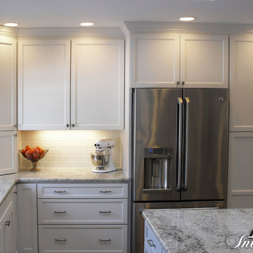 White & Blue Dream Kitchen