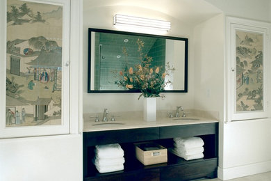 Inspiration for an eclectic bathroom remodel in Providence