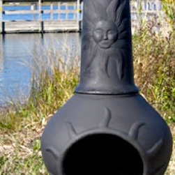 Blue Rooster Sun Ray Chiminea - Chimineas
