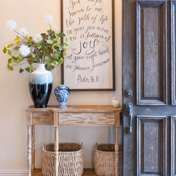 Blue and White Entry, Dining Room & Piano Room