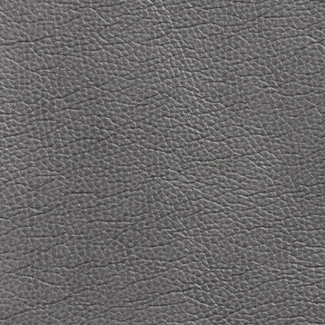 Grey Breathable Leather Look And Feel Upholstery By The Yard