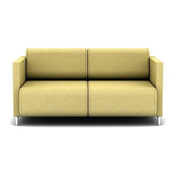 Grey Two-Seater Sofa - Sofas