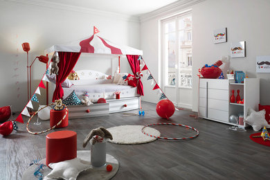 Réalisation d'une chambre d'enfant bohème.