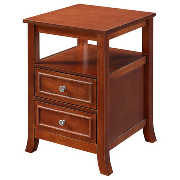 Melbourne 2 Drawer End Table With Shelf