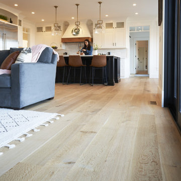 Custom Character Rift & Quartered White Oak Floors