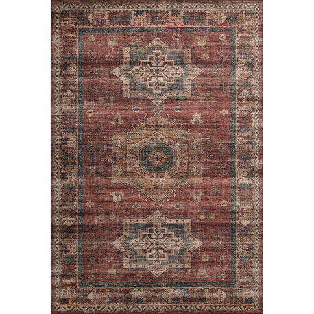 Loloi Anniston Spice / Multi 6'-0" x 6'-0" Round Area Rug