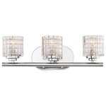 Nuvo Lighting - Nuvo Lighting 60/6443 Votive, 3 Light Bath Vanity - Votive; 3 Light; Vanity with Clear GlassLVotive 3 Light Bath  Polished Nickel CleaUL: Suitable for damp locations Energy Star Qualified: n/a ADA Certified: n/a  *Number of Lights: 3-*Wattage:60w G16.5 Candelabra Base bulb(s) *Bulb Included:No *Bulb Type:G16.5 Candelabra Base *Finish Type:Polished Nickel