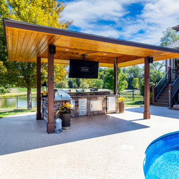 Camden Chase Pool Pavilion & Deck Build