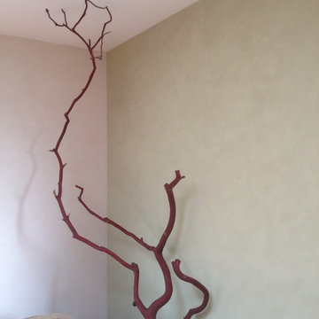 Madrone branch and American Clay plaster