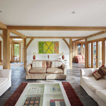 A barn-style home in Hampshire