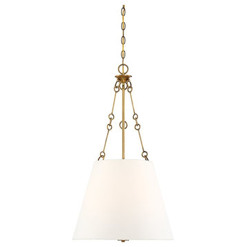 Savoy House Austin 4-Light Pendant, Warm Brass