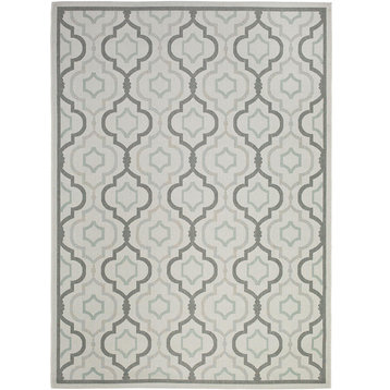 Safavieh Courtyard Cy7938-78A18 Light Gray, Anthracite Area Rug, 5'3"x7'7"