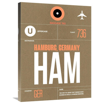 "HAM Hamburg Luggage Tag 2" Fine Art Print