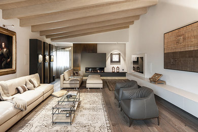 This is an example of a contemporary living room in Milan.