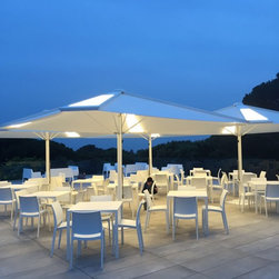 Backlit parasols for patio - Outdoor Umbrellas