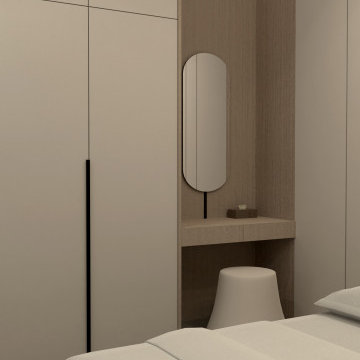 Minimalist Hotel Bedroom