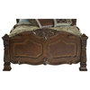 Windsor Court Mansion Bed, Vintage Fruitwood, Queen