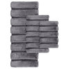 Madison Park Tufted Pearl Channel Rug, Grey