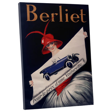 Vintage Apple "Berliet" Gallery Wrapped Canvas Wall Art