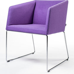 Box Sledge Armchair by B&T - Dining Chairs