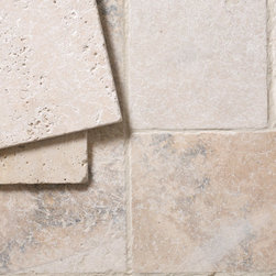 Country Mix Tumbled Limestone || Floors of Stone - Home Improvement