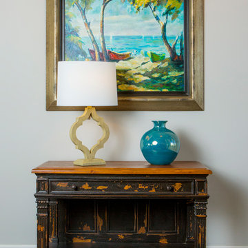 Design Dilemma: How to Layer American Antiques into Gray/White Color Scheme