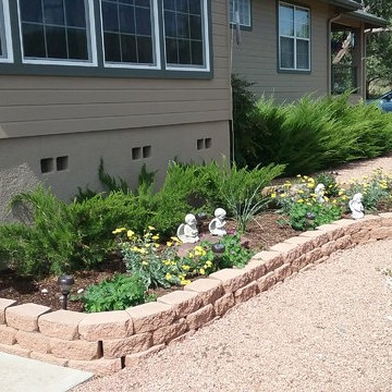 Raised Evergreen Planter