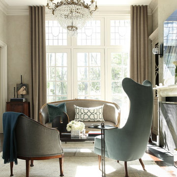 Transitional Living Room