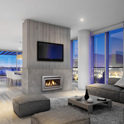 Escea - DL850 Gas Fireplace - Indoor Fireplaces