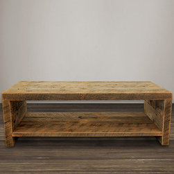 JW Atlas Wood Co. - Reclaimed Wood Coffee Table - Coffee Tables