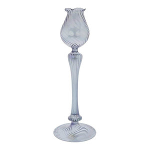 Murano Gl Golden Candle Contemporary Candleholders By Murano Gl Golden Candle
