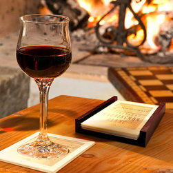 Epicureanist Wine Label Coasters - Coasters