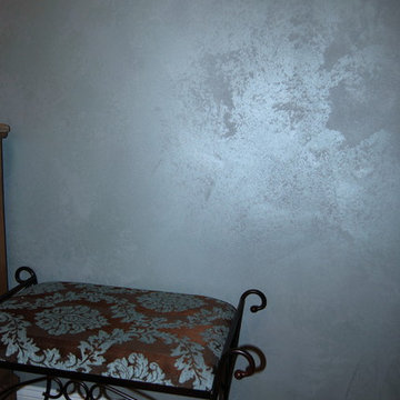 Lusterstone Plaster Finish in a Master Bedroom by Tom Taylor