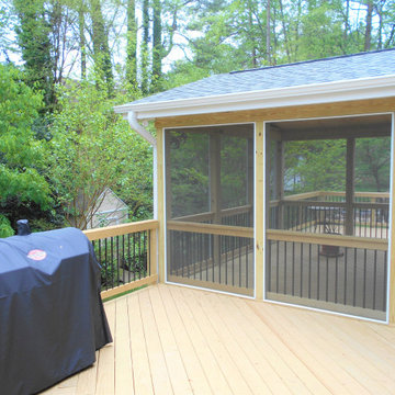 Raleigh Elevated Deck & Porch - Pressure Treated Pine