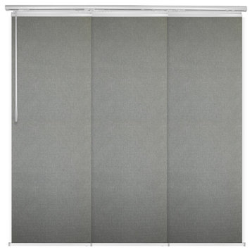 Lucienne 3-Panel Track Extendable Vertical Blinds 36-66"W