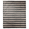 Black Stripes on Pink 50x60 Coral Fleece Blanket
