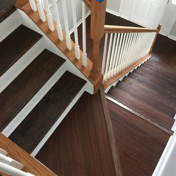 Nelson Hardwood Installation/ Stair case refurbish