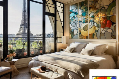Cette image montre une chambre.
