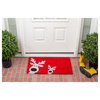 Peeking Reindeer Doormat, 24x36